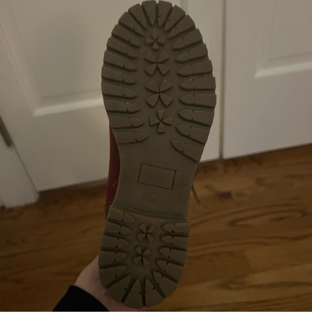 Bos & Co insulated boots, “Holland” red leather suede size 7.5 (38) - Picture 5 of 12